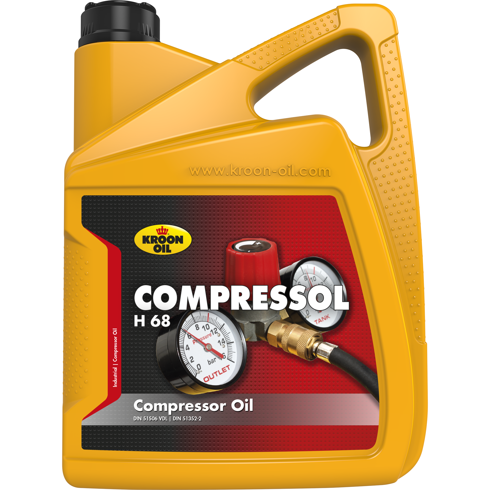02320-5 Compressol H 68 is een compressorolie gebaseerd op zeer hoog doorgeraffineerde basisolie, met van nature een hoge weerstand tegen veroudering.