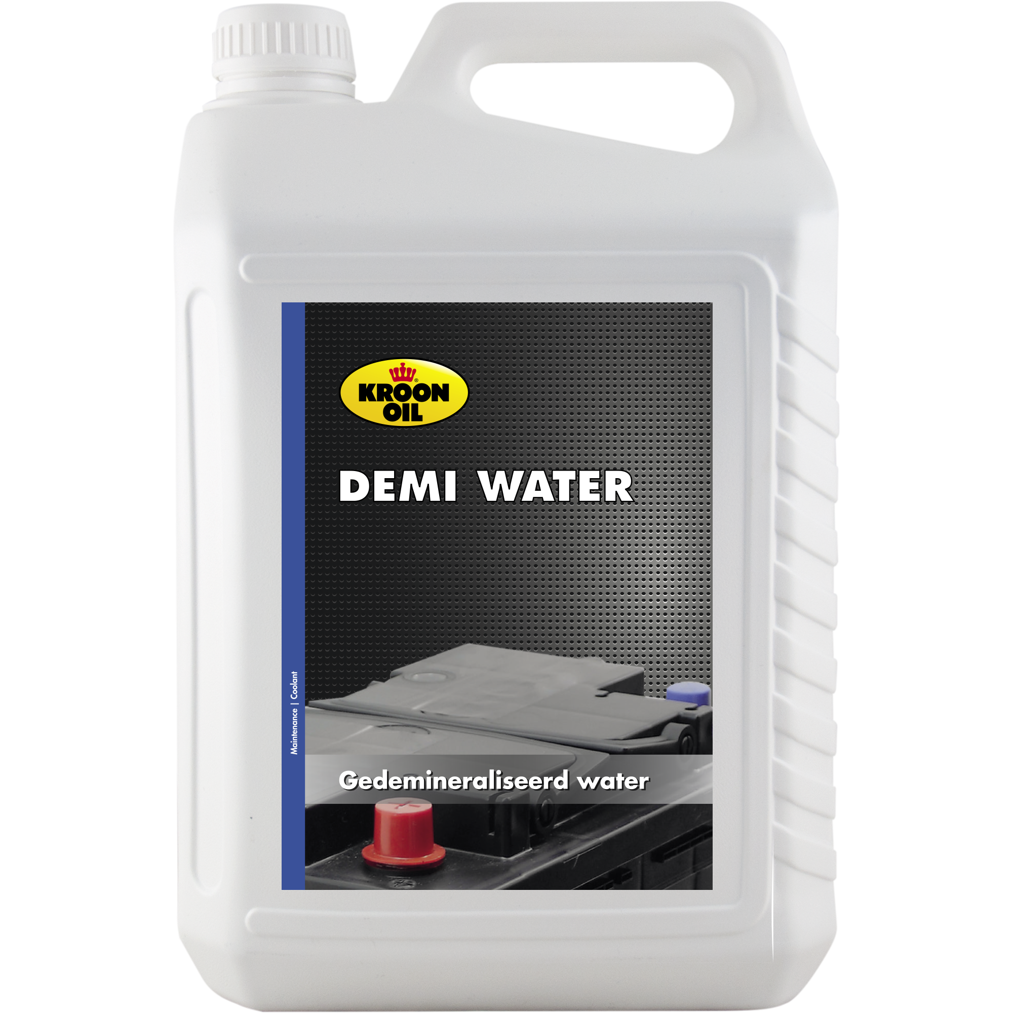 05307-5 Demi Water gedemineraliseerd water, is door zijn specifieke samenstelling volkomen vrij van alle minerale zouten, waaronder kalk, en chloor.