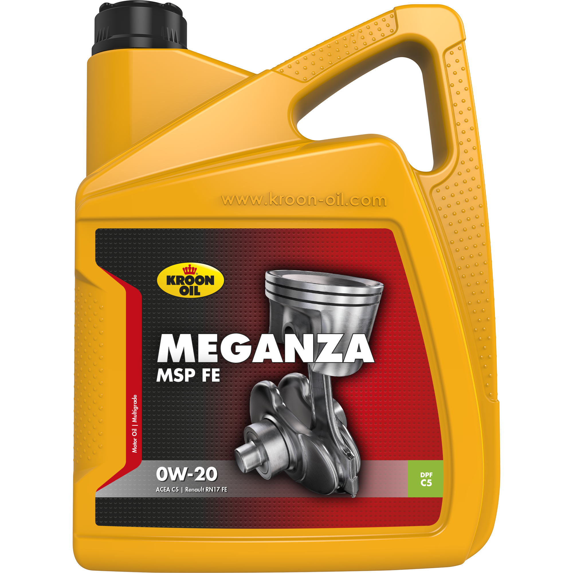 36787-5 Meganza MSP FE 0W-20 is een moderne brandstofbesparende synthetische Mid-SAPS motorolie.