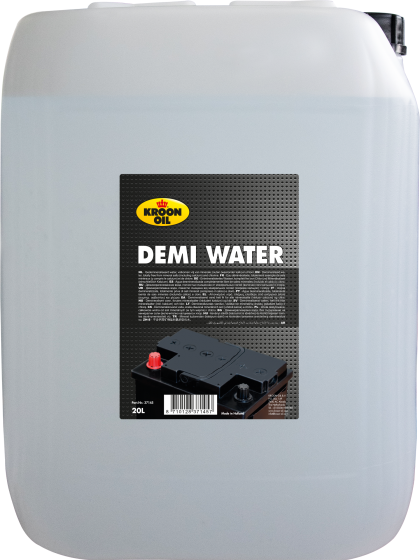 37145-20 Demi Water gedemineraliseerd water, is door zijn specifieke samenstelling volkomen vrij van alle minerale zouten, waaronder kalk, en chloor.