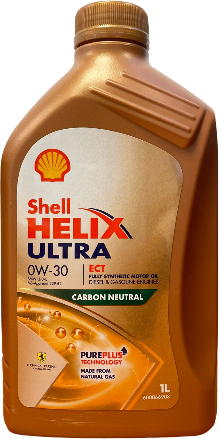 Shell Helix Ultra ECT 0W-30, 12 x 1 lt detail 2