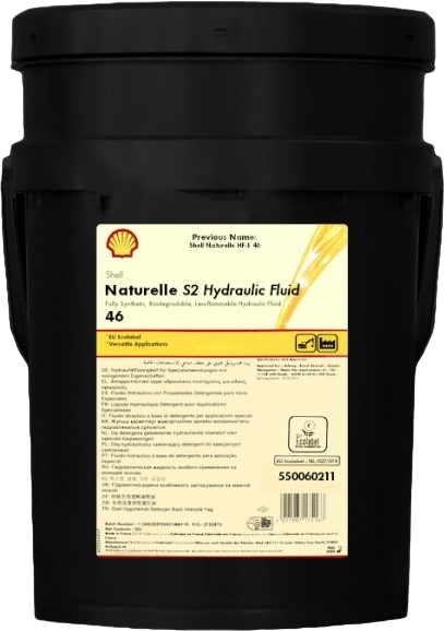 Shell Naturelle S2 Hydraulic Fluid 46, 20 lt