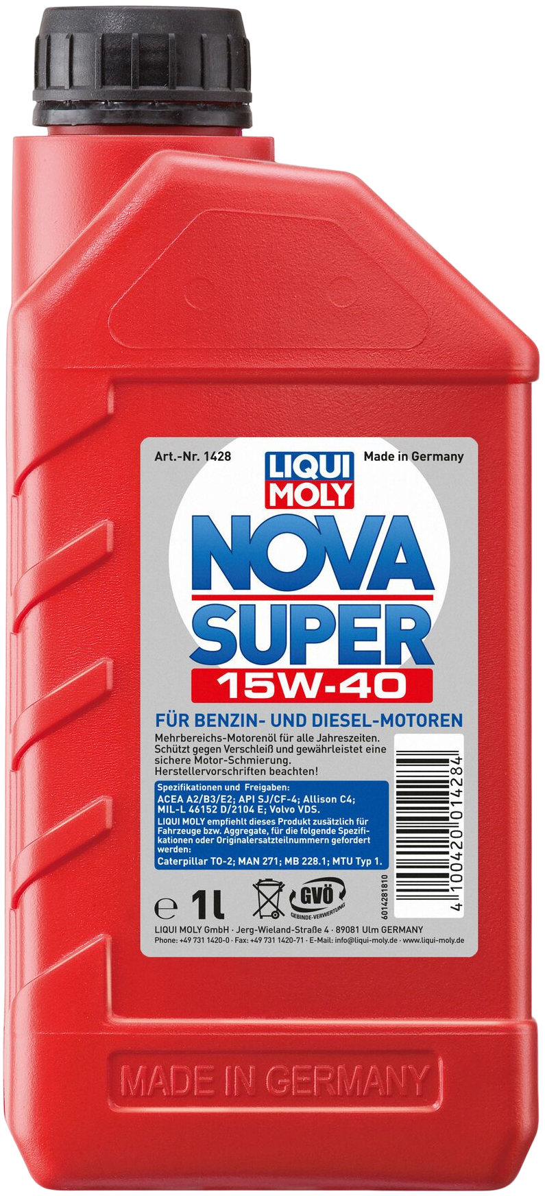 Liqui Moly Nova Super 15W-40, 1 lt