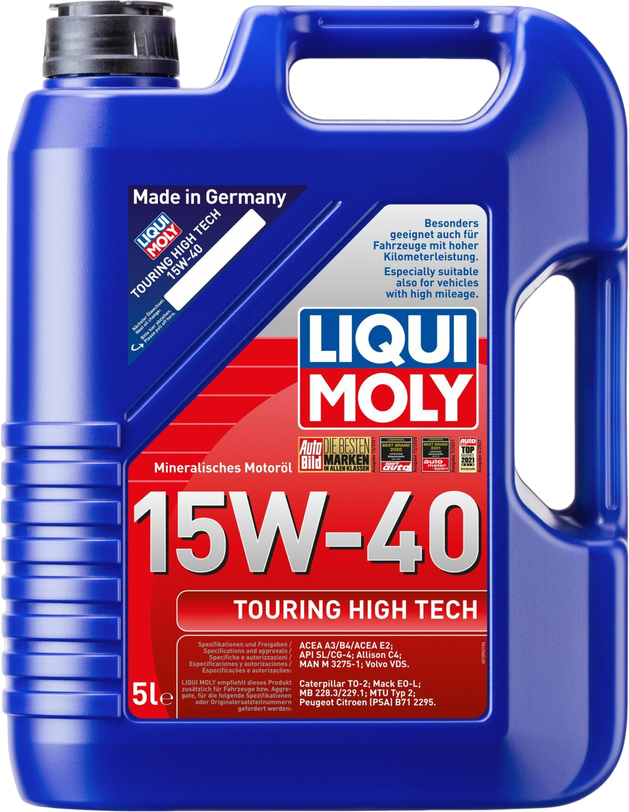 Liqui Moly Touring High Tech 15W-40, 5 lt