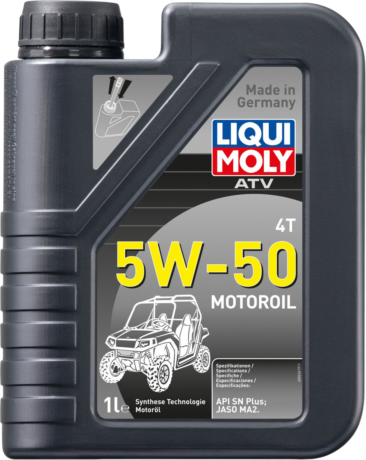 Liqui Moly ATV 4T Motoroil 5W-50, 6 x 1 lt detail 2