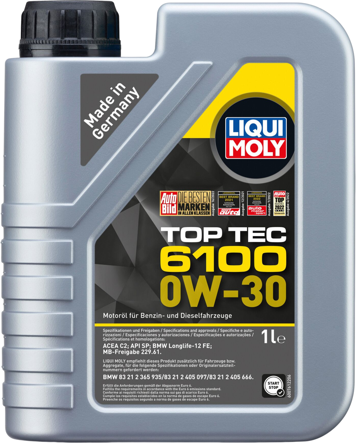 Liqui Moly Top Tec 6100 0W-30, 6 x 1 lt detail 2