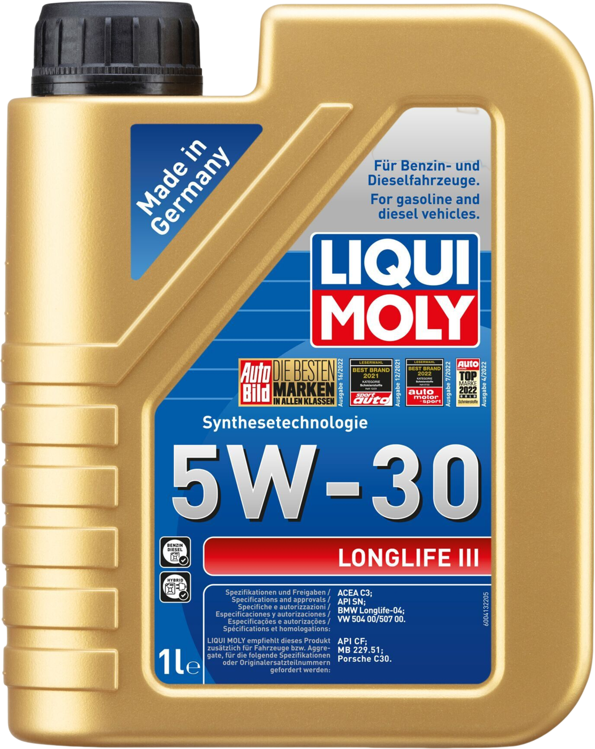 Liqui Moly Longlife III 5W-30, 1 lt