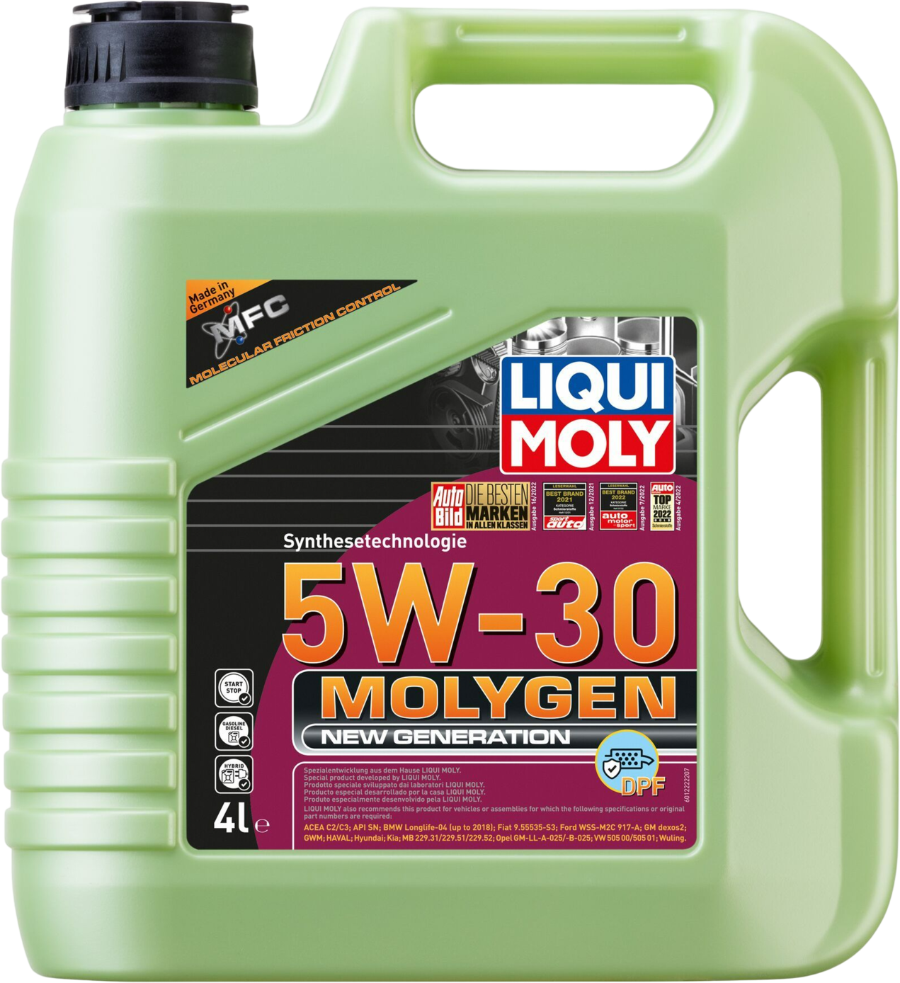 Liqui Moly Molygen New Generation 5W-30 DPF, 4 lt