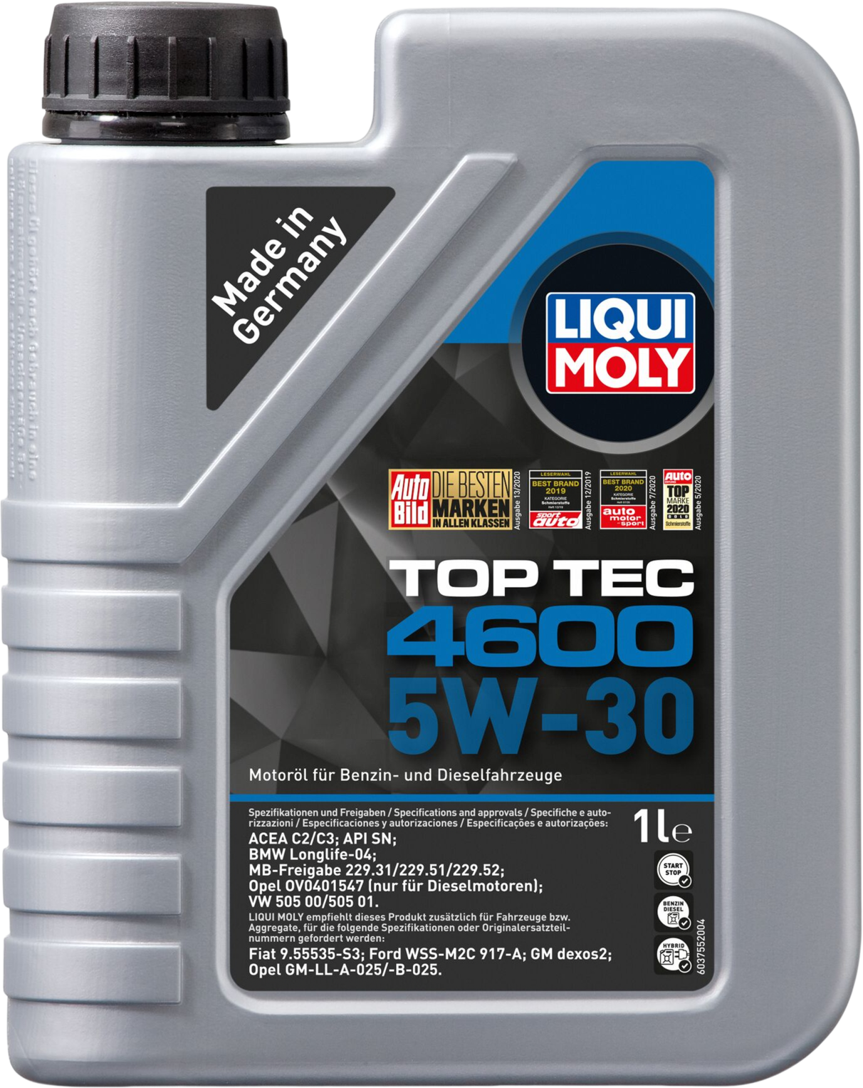 Liqui Moly TOP TEC 4600 5W-30, 1 lt