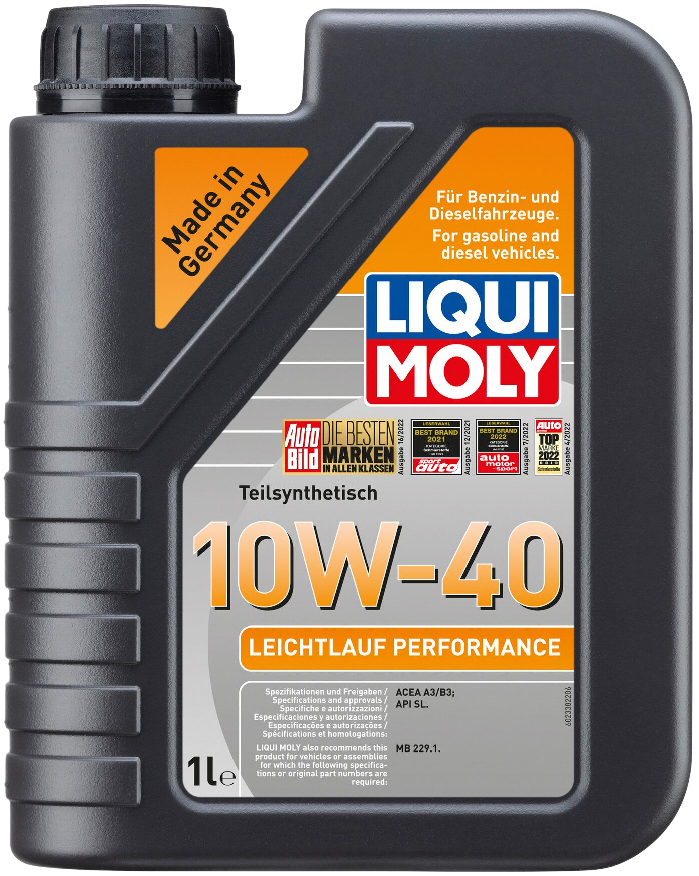 Liqui Moly Leichtlauf Performance 10W-40, 1 lt