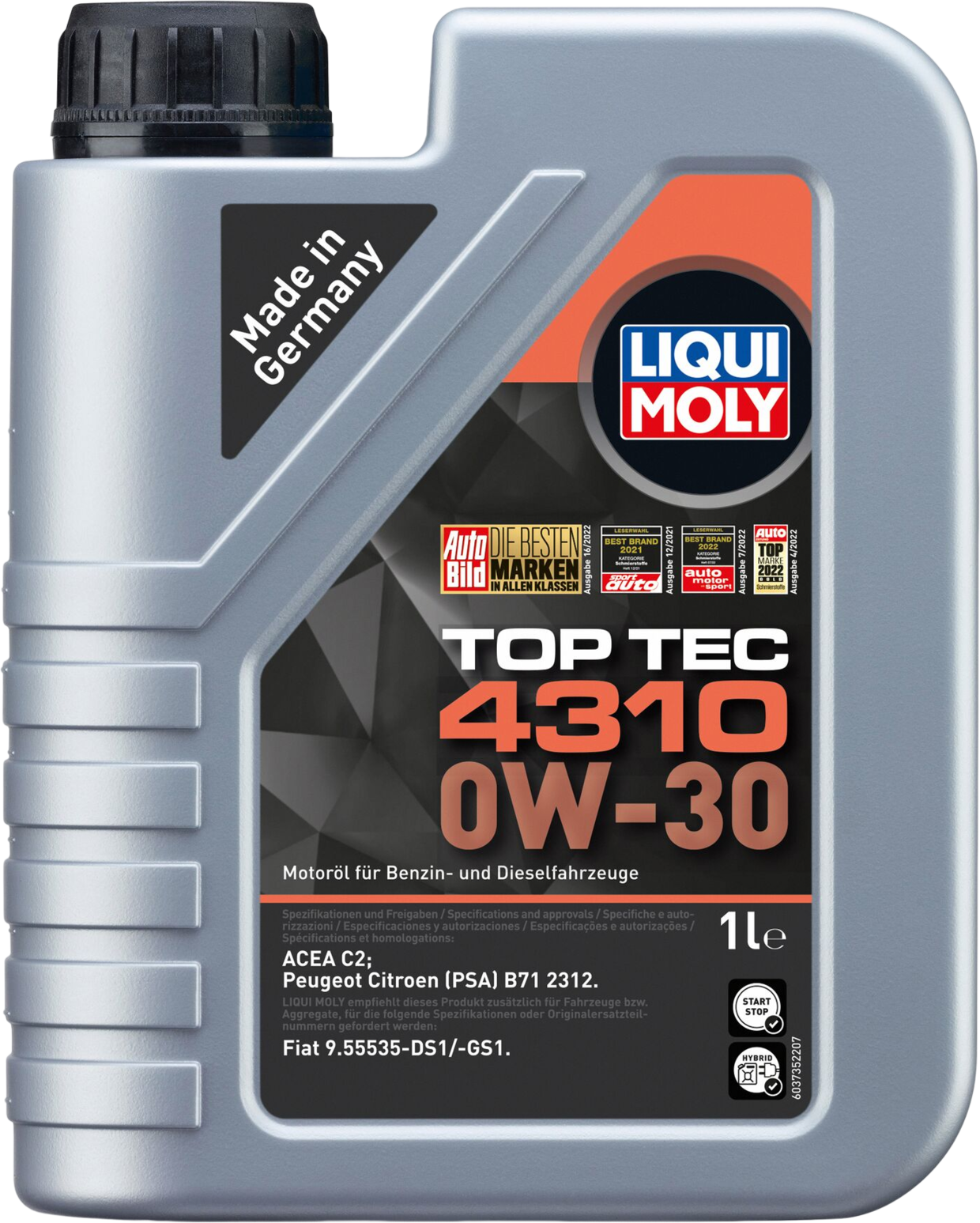 Liqui Moly Top Tec 4310 0W-30, 6 x 1 lt detail 2