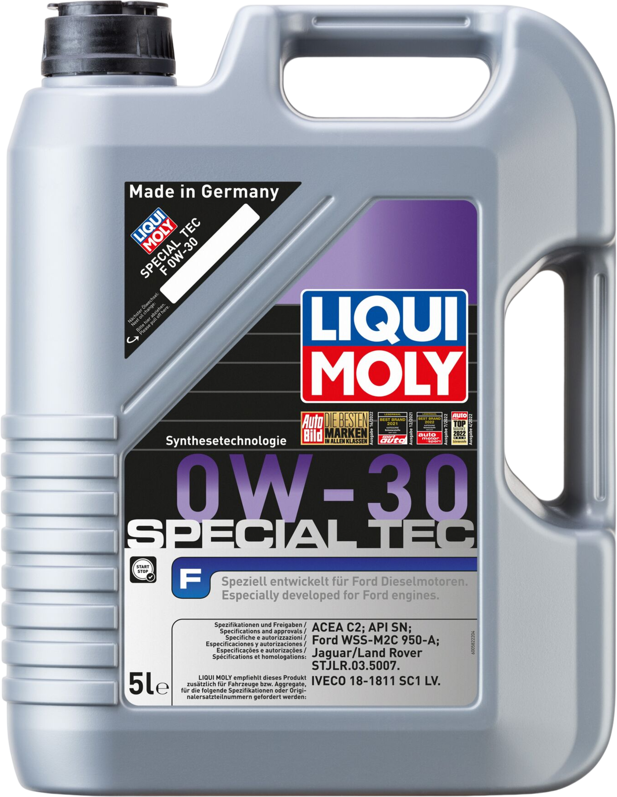 Liqui Moly Special Tec F 0W-30, 4 x 5 lt detail 2