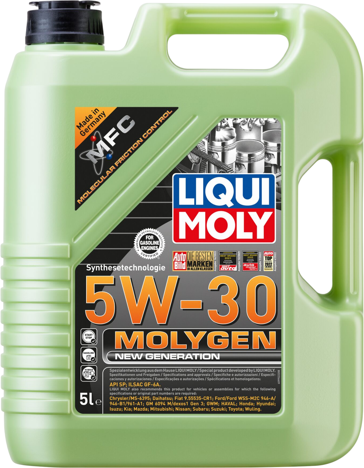 Liqui Moly Molygen New Generation 5W-30, 5 lt