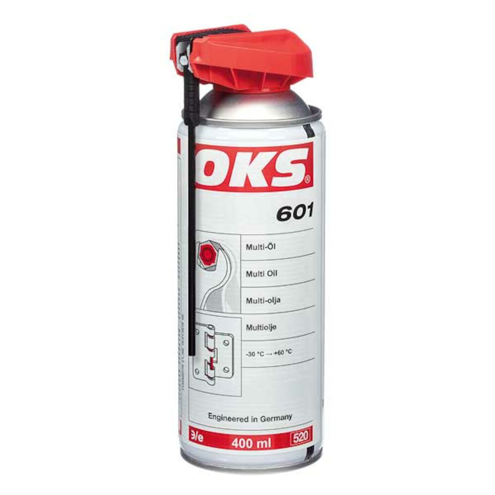 OKS0601-400ML Dunvloeibare, lichtgekleurde multi-olie voor veelzijdige toepassingen in het industrieel onderhoud en in werkplaatsen.