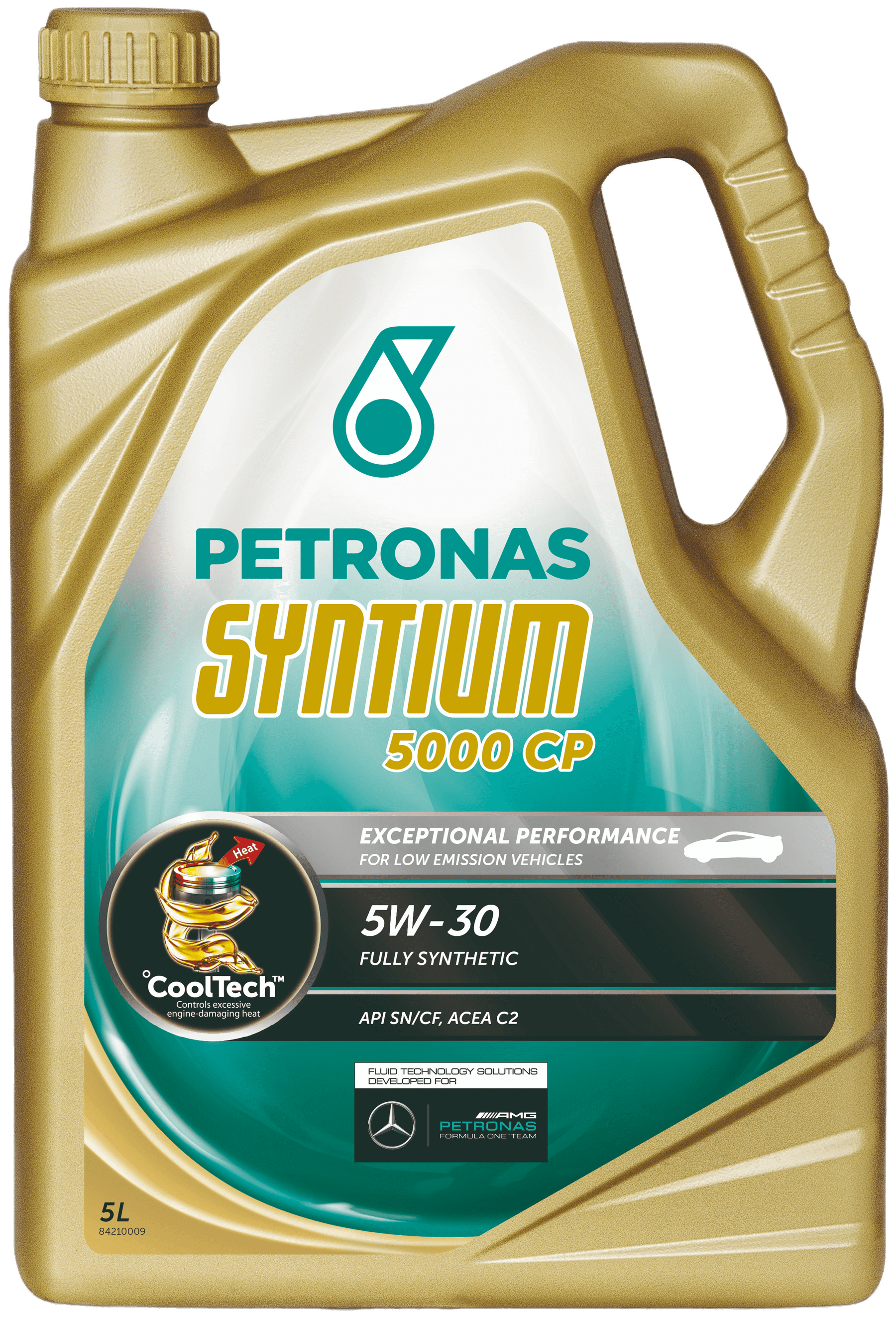 Petronas Syntium 5000 CP 5W-30, 4 x 5 lt detail 2