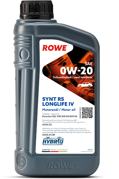 Rowe Hightec Synt RS Longlife IV SAE 0W-20, 1 lt