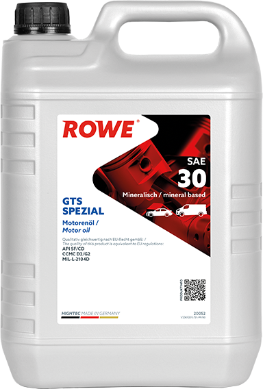 Rowe Hightec GTS Special SAE 30, 5 lt