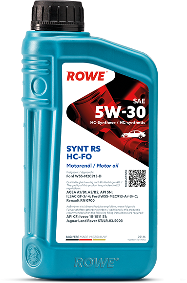 Rowe Hightec Synt RS SAE 5W-30 HC-FO, 1 lt