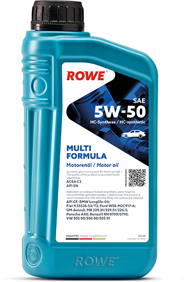 Rowe Hightec Multi Formula SAE 5W-50, 1 lt