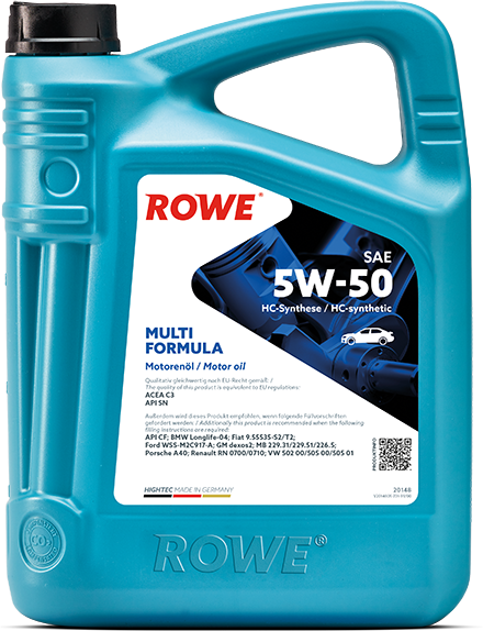 Rowe Hightec Multi Formula SAE 5W-50, 5 lt