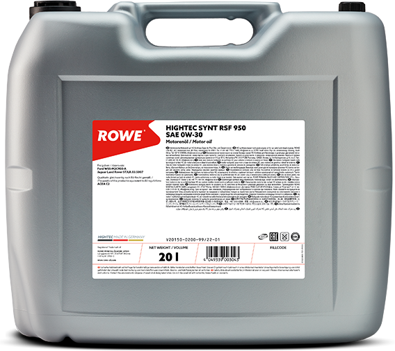 Rowe Hightec Synt RSF 950 SAE 0W-30, 20 lt