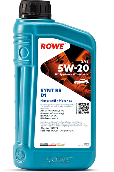 Rowe Hightec Synt RS D1 SAE 5W-20, 1 lt