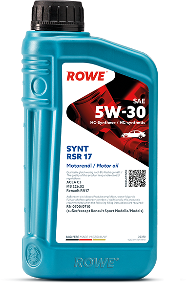 Rowe Hightec Synt RSR 17 SAE 5W-30, 1 lt