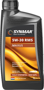 Synmar Maxus 5W-30 RMS, 1 lt