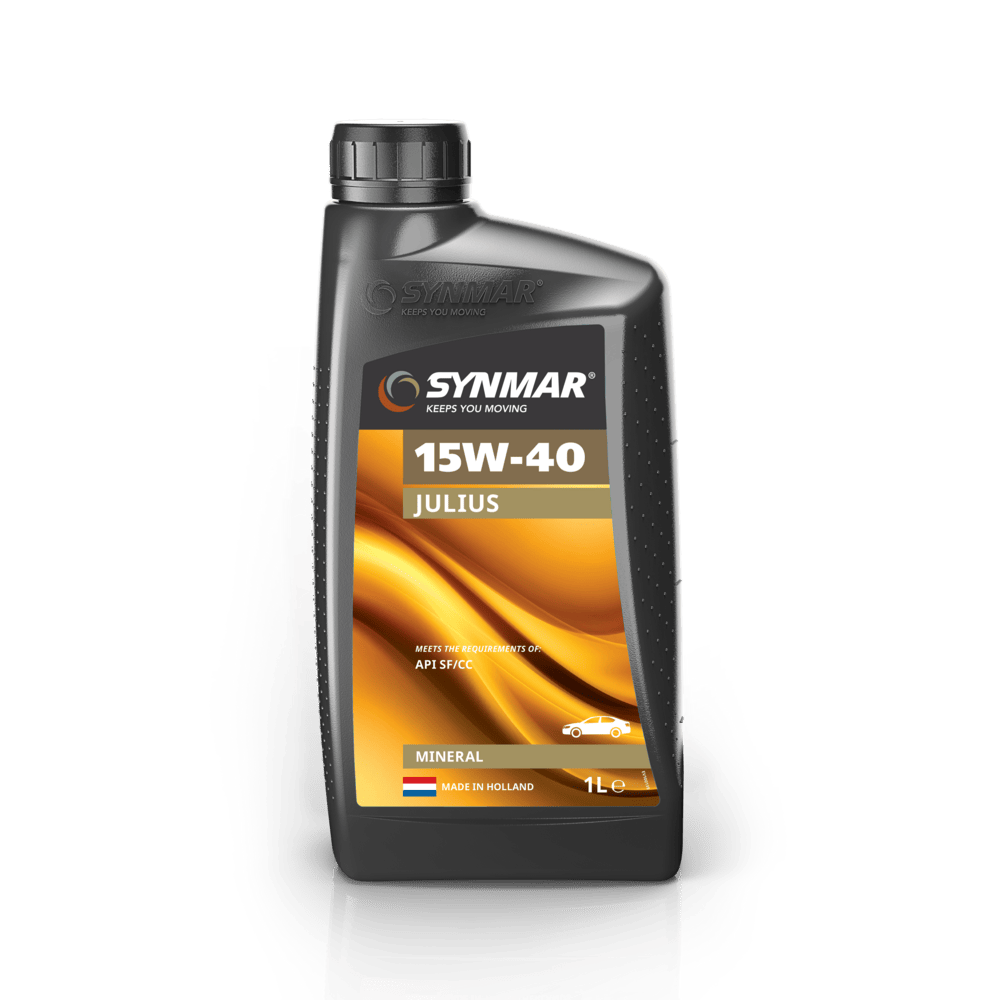 S100152-1 Synmar Julius 15W-40 is een motorolie gebaseerd op hoogwaardige solvent geraffineerde basisoliën.