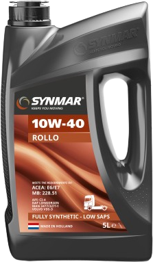 Synmar Rollo 10W-40, 5 lt