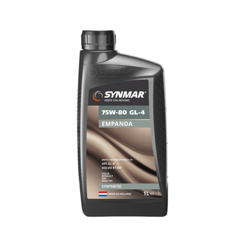 S300158-1 Synmar Empanda 75W-80 GL-4 is een synthetische smeerolie voor mechanische overbrengingen gebaseerd op hoogwaardige synthetische basisoliën.