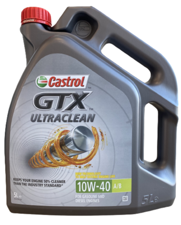 Castrol GTX 10W-40 (Ultraclean) A3/B4 5L