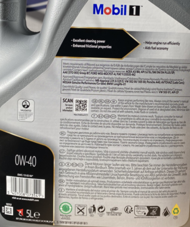 Mobil 1 FS 0W-40 5L