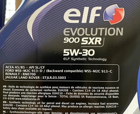 ELF Evolution 900 SXR 5W-30 5Liter