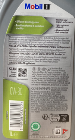 Mobil 1 ESP 0W-30 1L