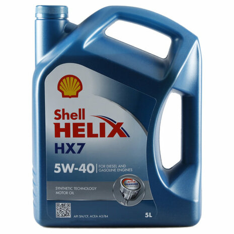 Shell Helix HX7 5W40 5L (volle doos 3X5L) 