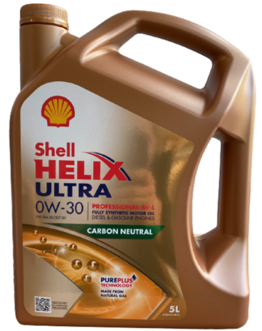 Shell Helix Ultra Professional AV-L 0W30 (3X5L) Volle doos 