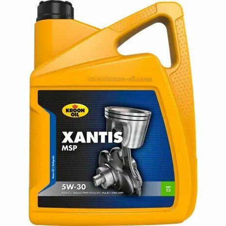 5 L can Kroon-Oil Xantis MSP 5W-30