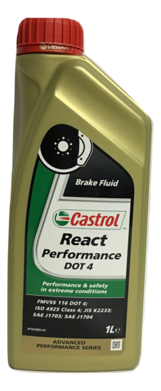 Castrol React Performance DOT 4 remvloeistof 1L