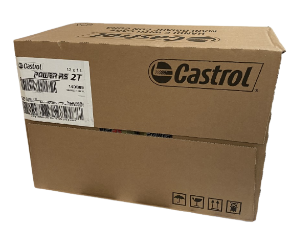 Castrol Power RS 2T volle doos (12x1L)