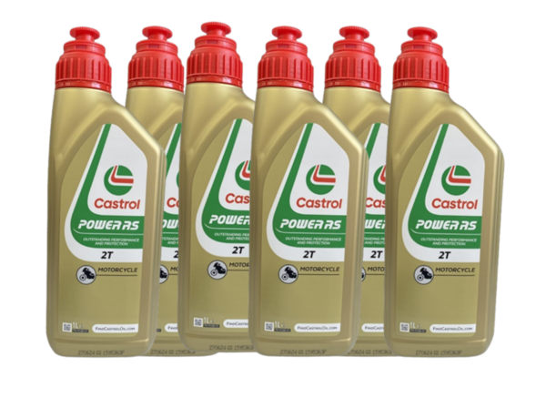 Castrol Power RS 2T 1L (6X1 liter)  voordeelpak