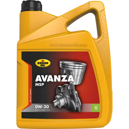 Kroon Oil Avanza MSP 0W-30 5L Kroon Oil Avanza MSP 0W-30 5L