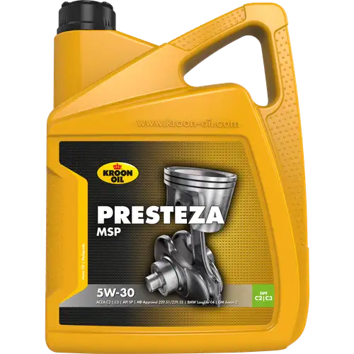 Kroon Oil Presteza MSP 5W-30 5L Kroon Oil Presteza MSP 5W-30 5L