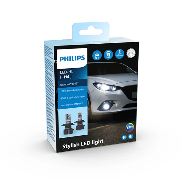 Philips  Pro3022 LED-lamp  H4 Set