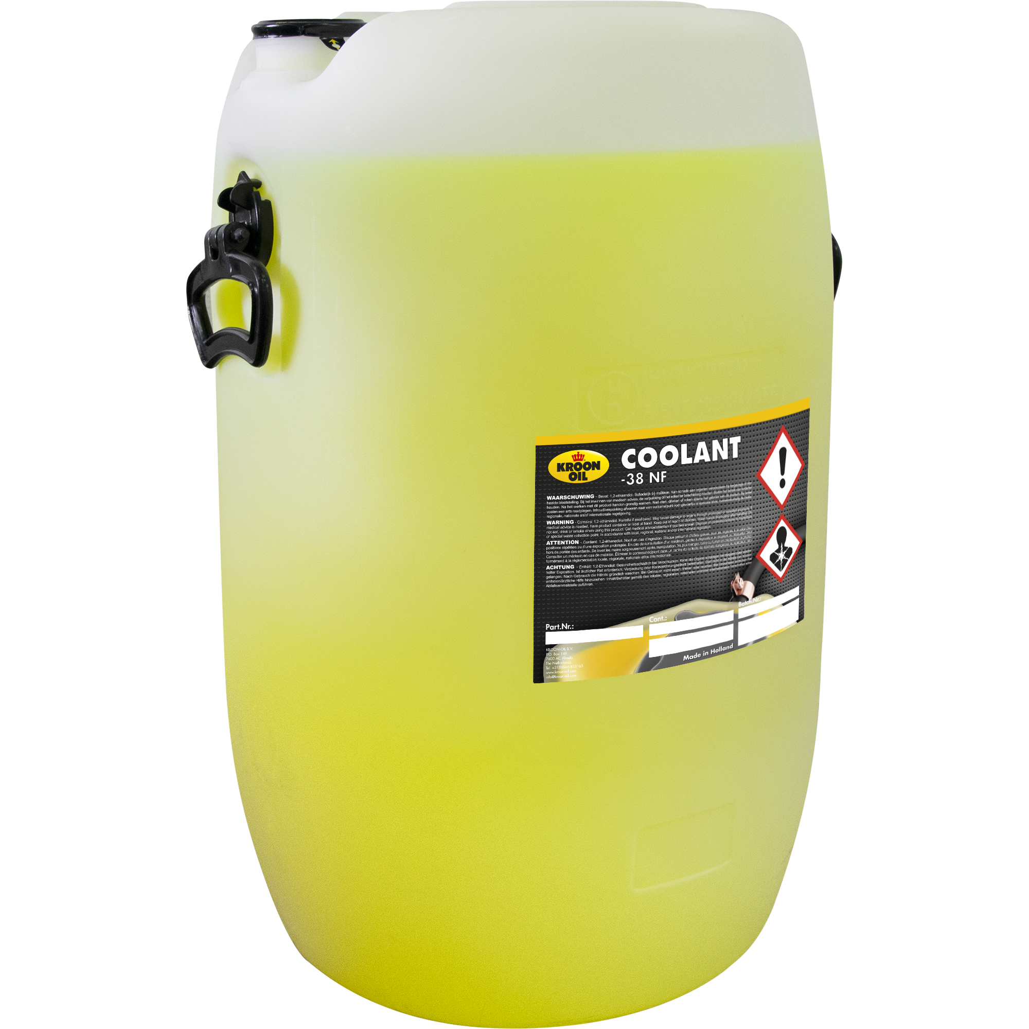 14109-60 Coolant -38 NF is een universele, silicaatvrije, organische koelvloeistof met een neutrale, lichtgele kleur.