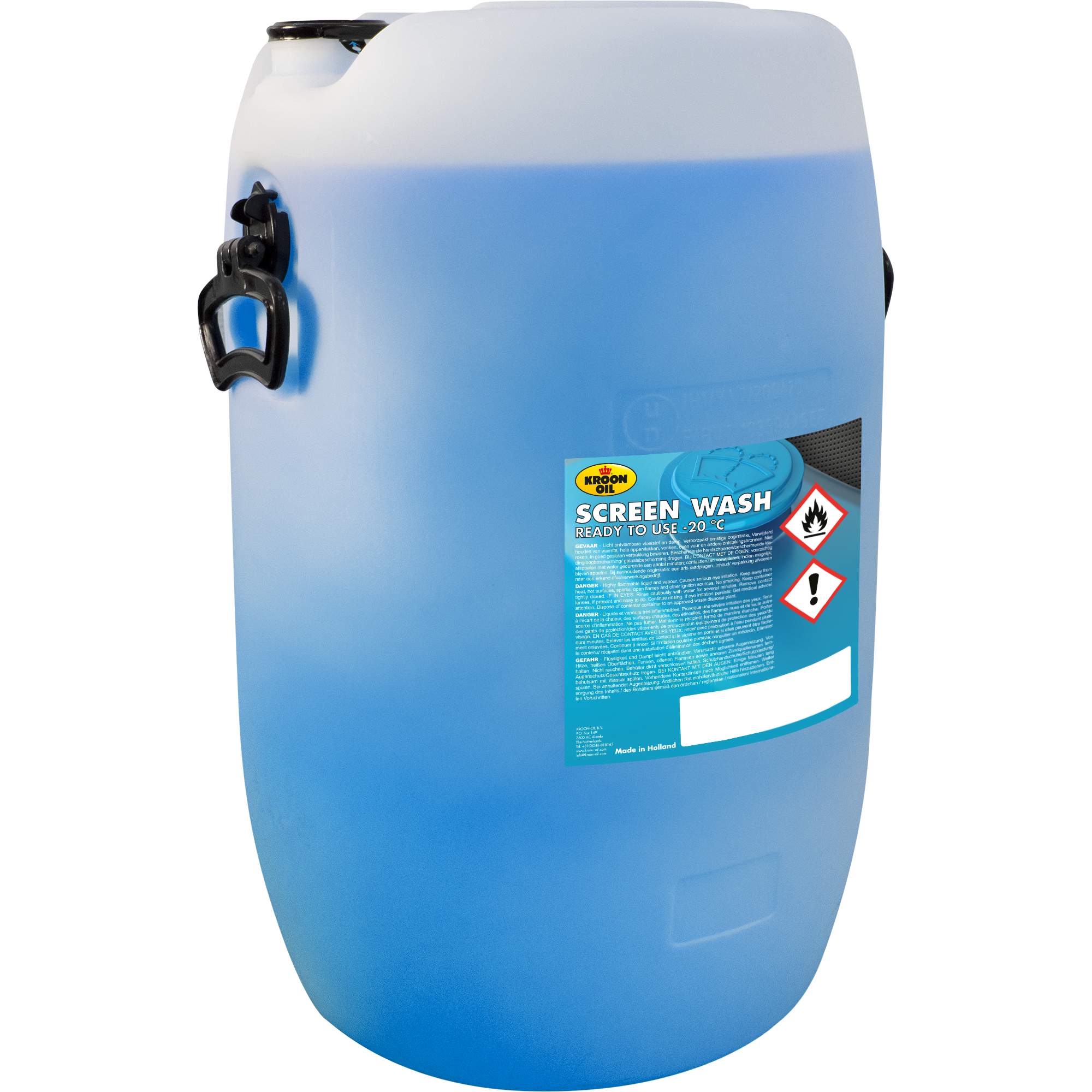 33413-60 Screen Wash -20 °C is een krachtige ruitensproeiervloeistof op basis van Ethanol.