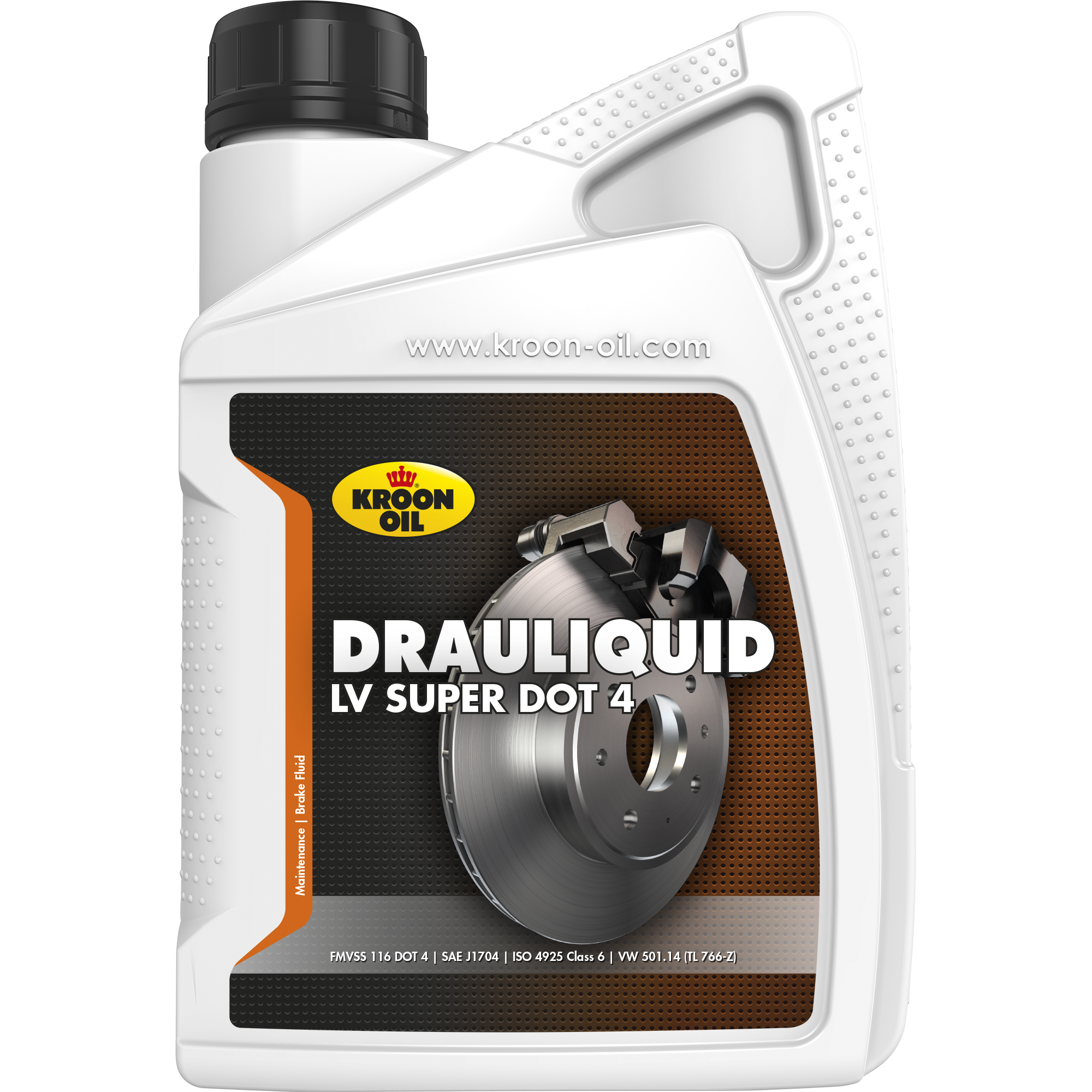 Kroon-Oil Drauliquid-LV Super DOT 4, 12 x 1 lt detail 2