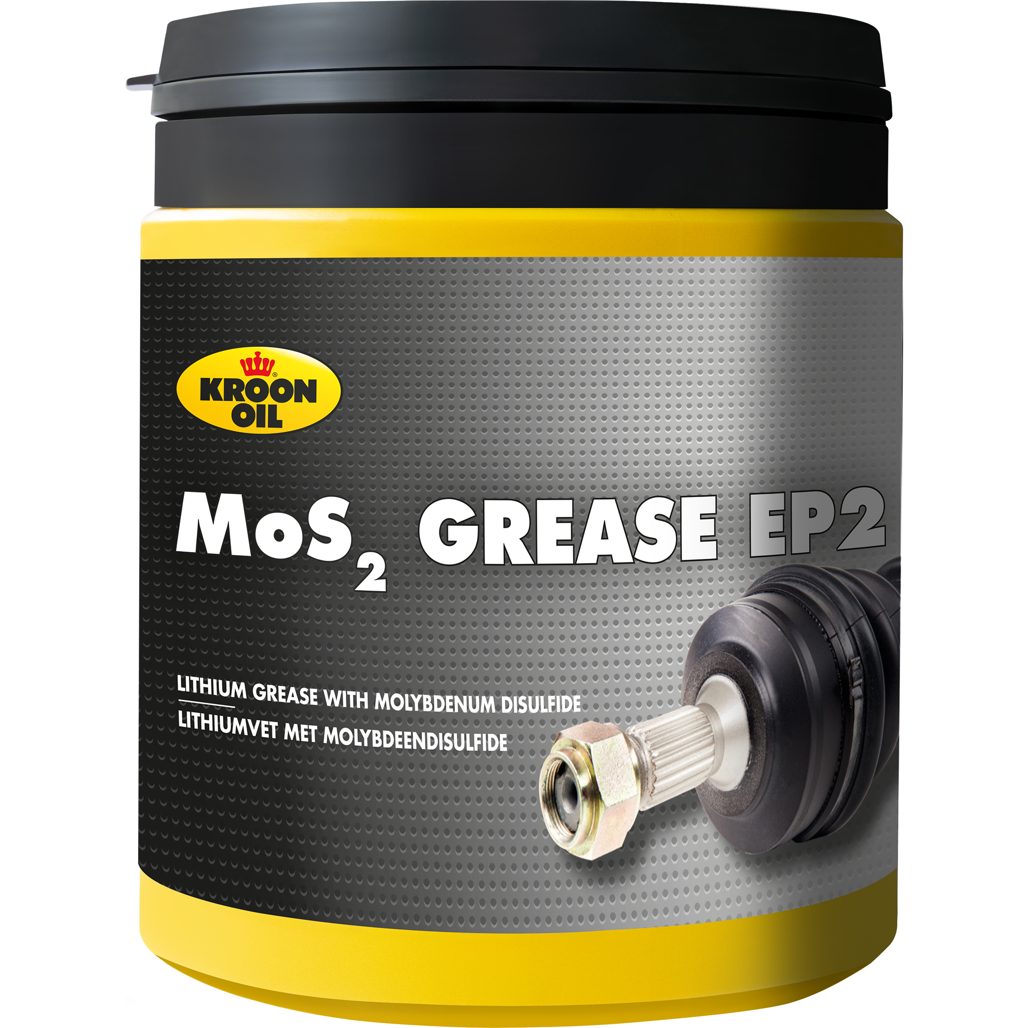 34074-600GR MoS2 Grease EP 2 is een multipurpose vet gebaseerd op goed geraffineerde basisoliën met een lithiumzeep als verdikkingsmiddel.