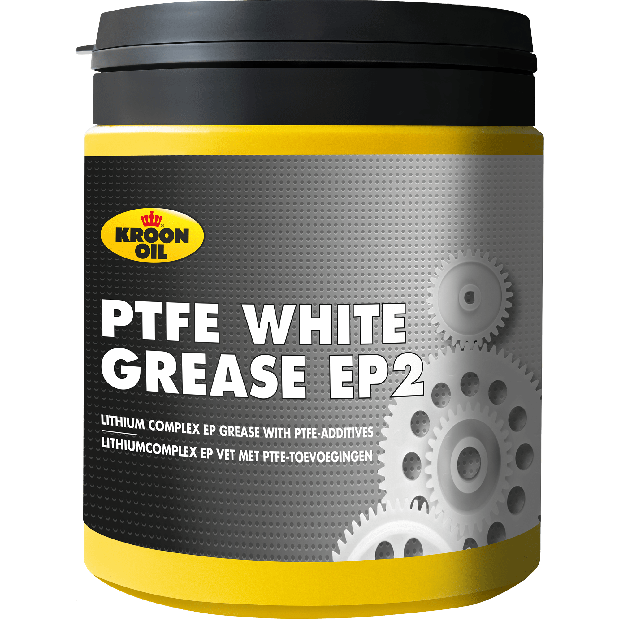 34076-600GR PTFE White Grease EP 2 is een multi purpose vet.