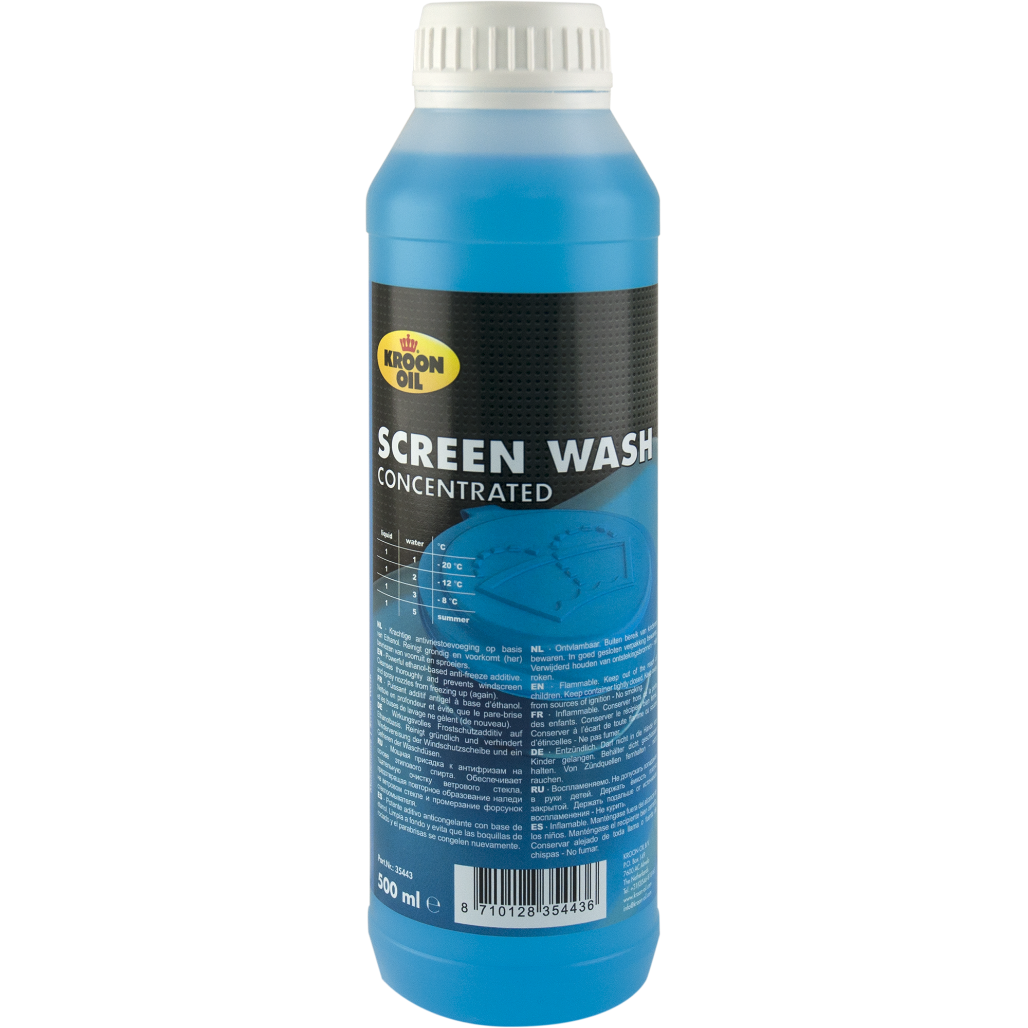 Kroon-Oil Screen Wash Concentrated, 500 ml